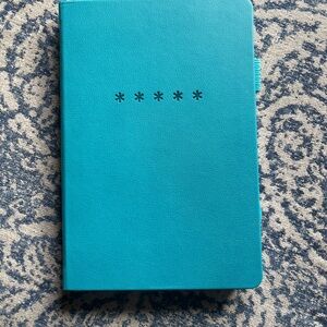 Password Notebook with Star Design